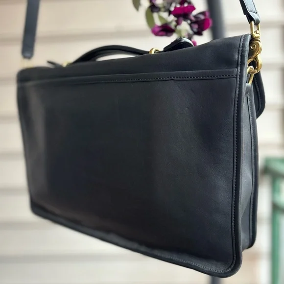 Vintage Coach Lexington Briefcase | 2 Black Hangtags | 5265 |Excellent Condition - Picture 10 of 16